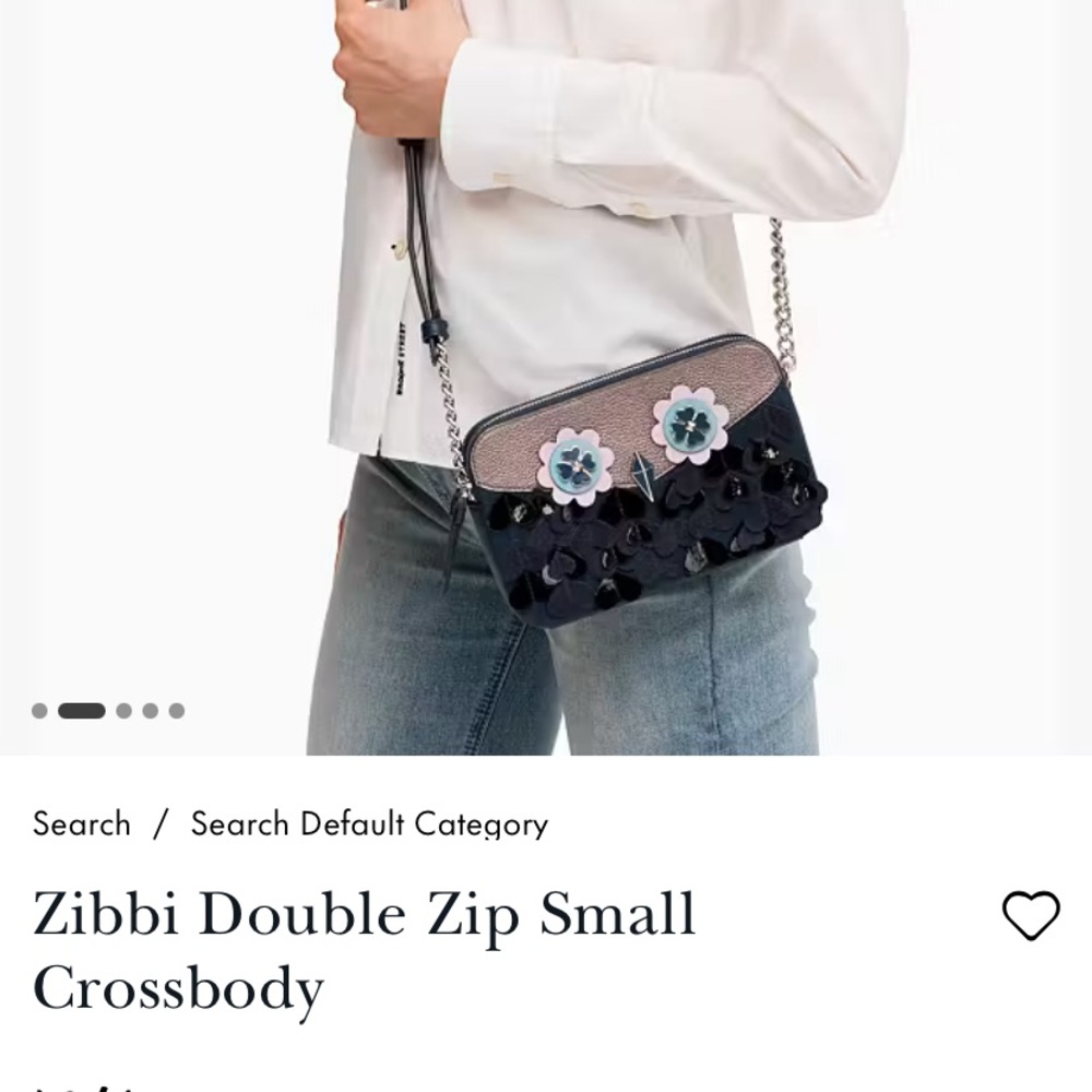 Kate spade Zibbi double zip crossbody